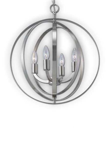 canarm meridian brushed nickel chandelier ich182b04bn18