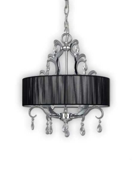 Canarm Crawford 4 Light Chrome Chandelier ICH373A04CH17 (fixturewshade)
