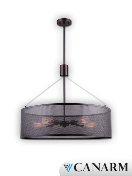 canarm acton 5 lights oil rubbed bronze chandelier ich576a05orb26