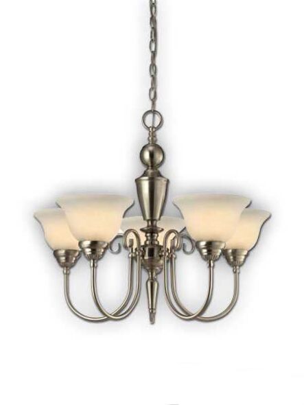 canarm julianna 5 lights brushed nickel chandelier ichan205bn