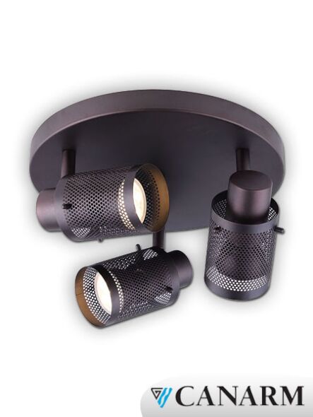 canarm acton 3 lights oil rubbed bronze fixture icw576a03orb-led