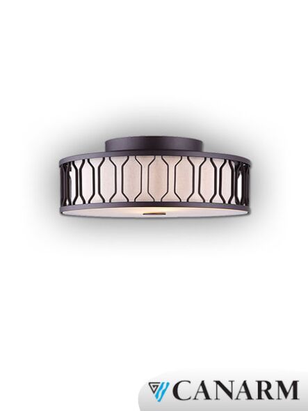 canarm crescent 2 lights oil rubbed bronze fixture ifm573a15orb