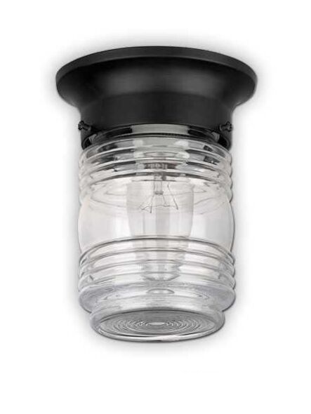 canarm outdoor ceiling light black finish model 6 iol105bk