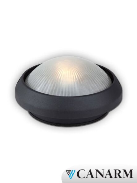 canarm harbour series outdoor ceiling light black finish iol184bk