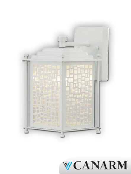 canarm kingston series outdoor wall mount white finish iol213wh