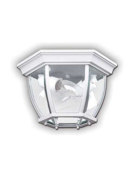 canarm outdoor ceiling light white finish model 10 iol60wh