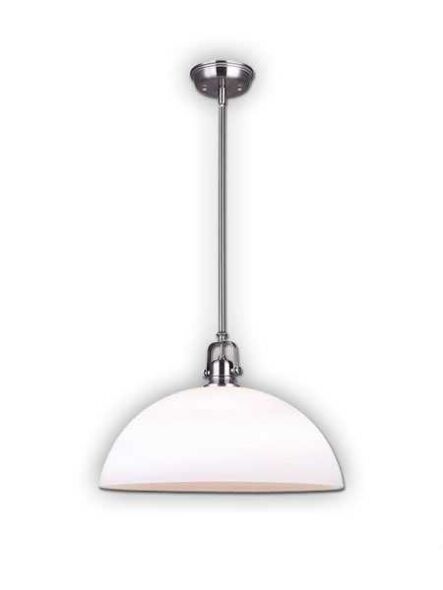 canarm rowan 1 light brushed nickel pendant light ipl177b01bn18