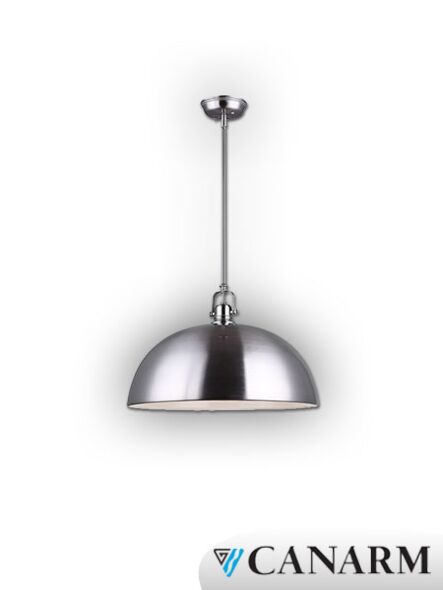 canarm polo 1 light brushed nickel pendant light ipl222b01bn18