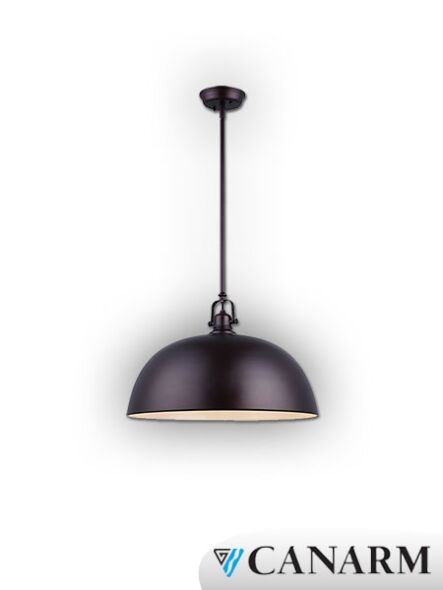 canarm polo 1 light oil rubbed bronze pendant light ipl222b01orb18