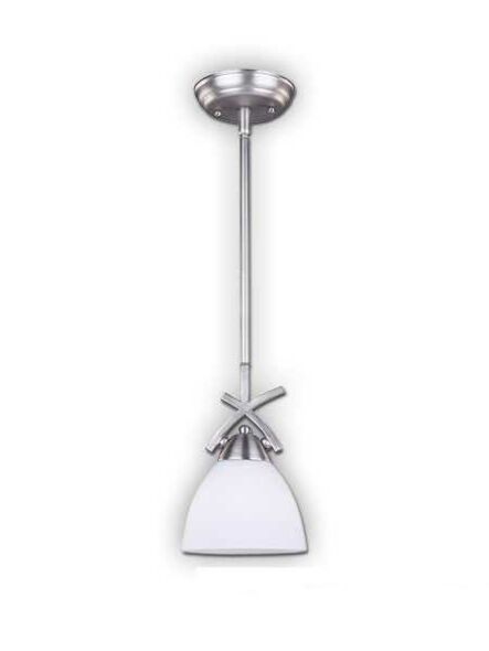 Canarm Paris 1 Light Brushed Pewter Pendant Light IPL252A01BPT (fixturewshade)