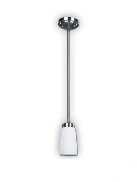 Canarm Portia 1 Light Brushed Pewter Pendant Light IPL326A01BPT (fixturewshade)