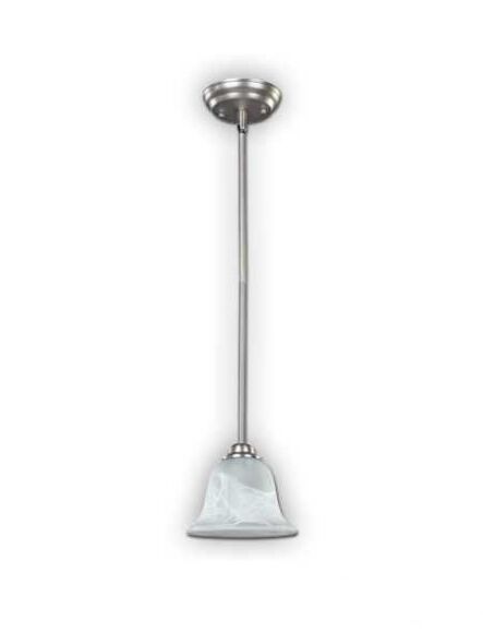Canarm Michael 1 Light Brushed Pewter Pendant Light IPL372A01BPT (fixturewshade)