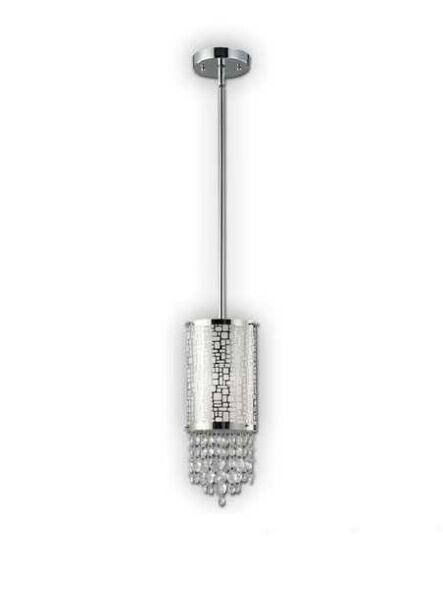 Canarm Benito 1 Light Chrome Pendant Light IPL394A01CH (fixturewshade)