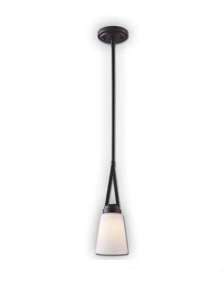 Canarm Somerset 1 Light Oil Rubbed Bronze Pendant Light IPL421A01ORB (fixturewshade)
