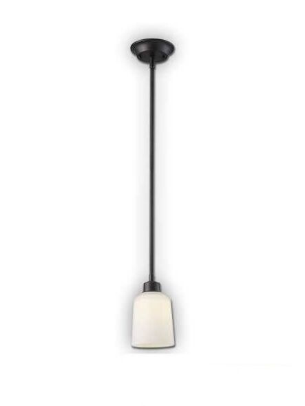 Suspendu Quincy Canarm bronze huilé 1 lumière IPL431A01ORB