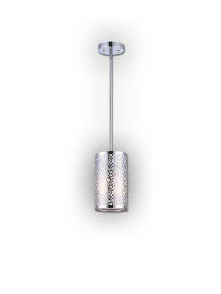 canarm montreal 1 light chrome pendant light ipl527a01ch