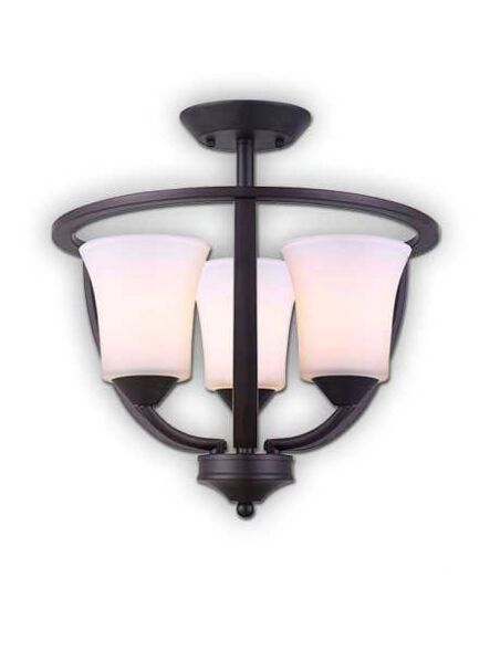 Plafonnier Austin Canarm bronze huilé 3 lumières ISF524A03ORB