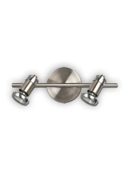 canarm shay 2 lights brushed pewter and chrome fixture it391a02bch10