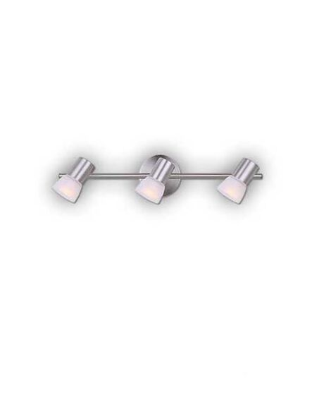 canarm hudson 3 lights brushed nickel wall light it517a03bn