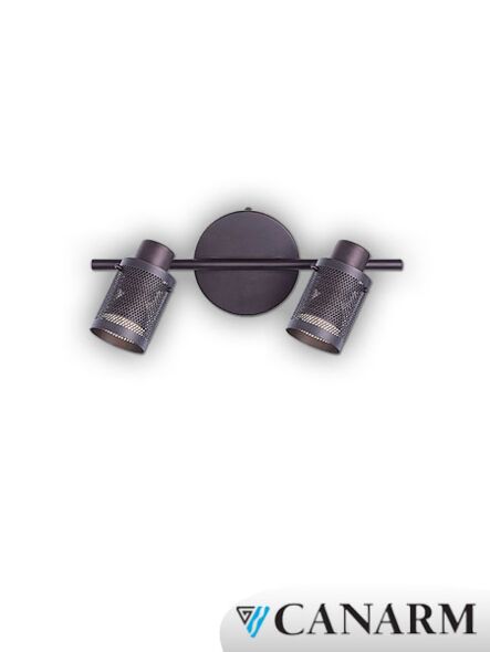 canarm acton 2 lights oil rubbed bronze wall light it576a02orb-led