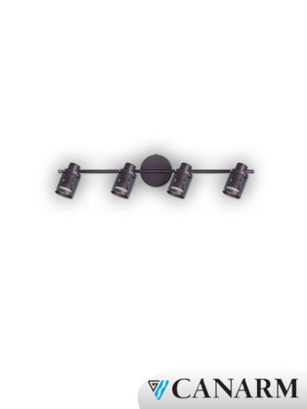 canarm acton 4 lights oil rubbed bronze wall light it576a04orb-led