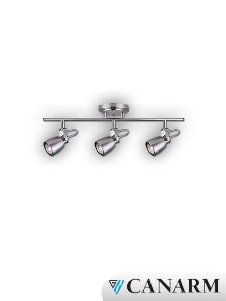 canarm kanata 3 lights brushed nickel fixture it593a03bn10