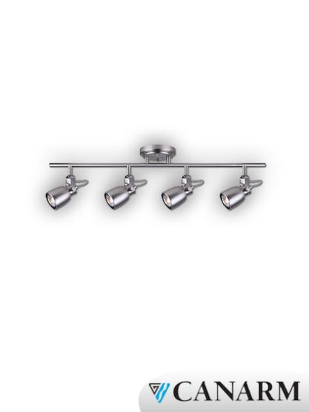 canarm kanata 4 lights brushed nickel fixture it593a04bn10