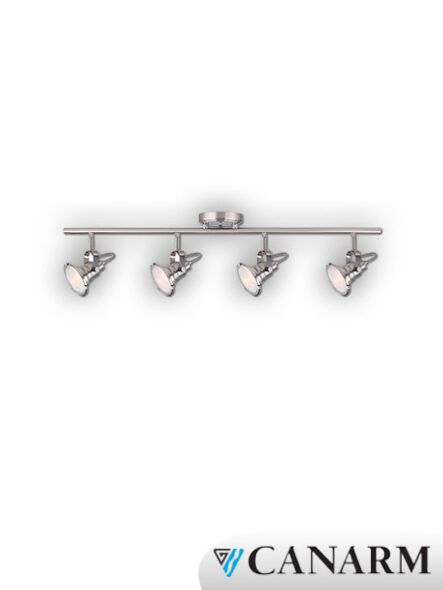 canarm cine 4 lights brushed nickel fixture it631a04bn9