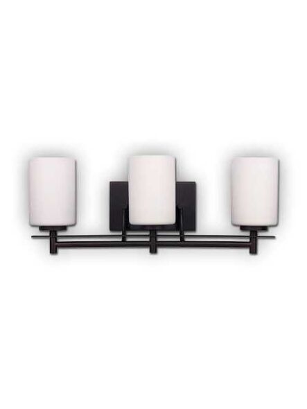 Canarm Carlton 3 Light Oil Rubbed Bronze Wall Light IVL363A03ORB (fixturewshade)