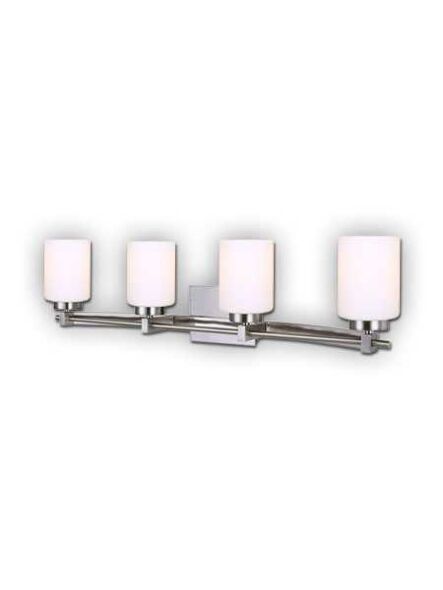 canarm fairfax 4 lights brushed nickel wall light ivl510a04bn