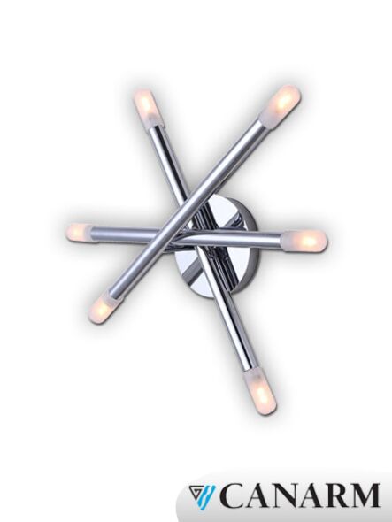 Canarm Mina 4 Light Chrome Wall Light IVL583A06CH9 (fixturewshade)