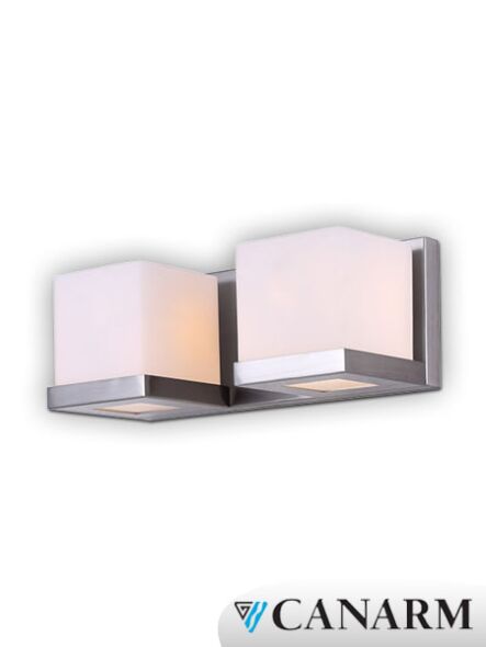 Applique murale Denmark Canarm nickel brossé 2 lumières IVL584A02BN9