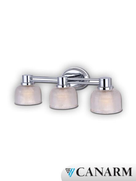 canarm anderson 3 lights chrome wall light ivl585a03ch