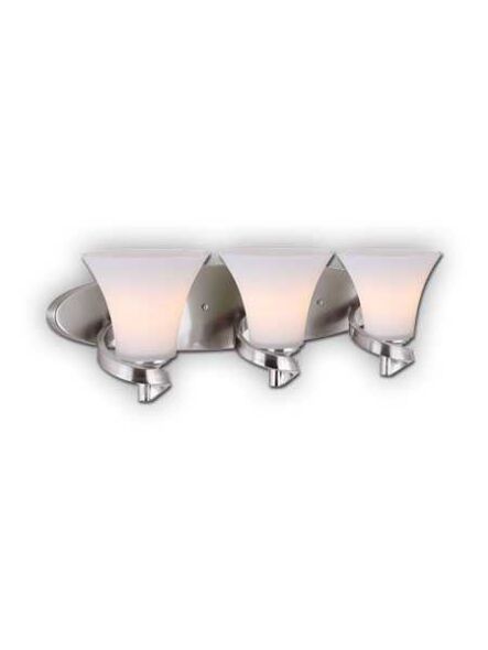 canarm rue 3 lights brushed nickel wall light ivl587a03bn