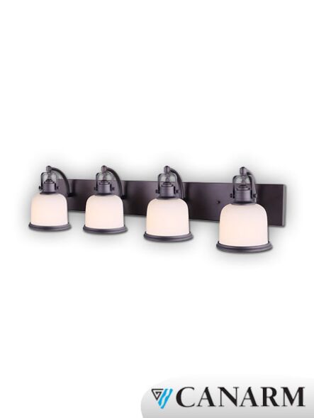 canarm flannigan 4 lights oil rubbed bronze wall light ivl627a04orb