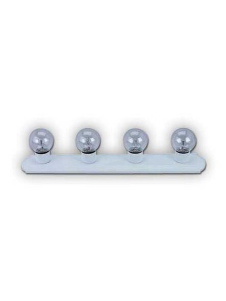 Canarm 4 Light White Wall Light IVLBS14 WH (fixturewshade)