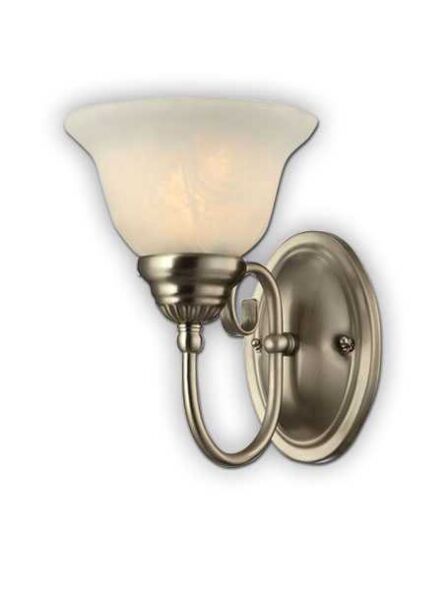 Applique murale Julianna Canarm nickel brossé 1 lumière IWF201BN