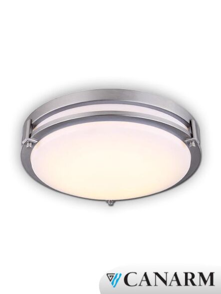 canarm gilda brushed nickel fixture lfm112a13bn