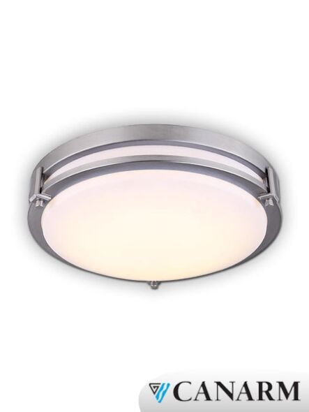 canarm gilda brushed nickel fixture lfm112a19bn