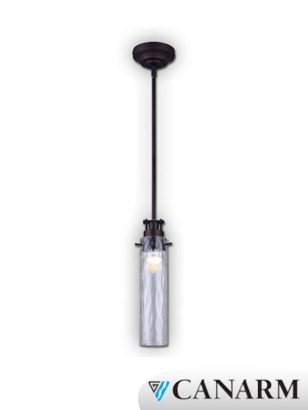 canarm adela oil rubbed bronze pendant light lpl104a01orb
