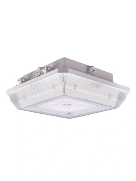 CSC LED 75-watt LED canopy light in white finish for commercial use