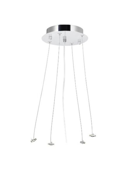 CWI Lighting SK004-601 Chrome Round Suspension Kit
