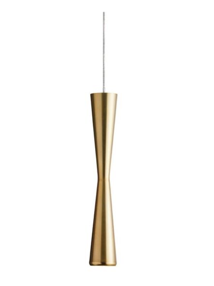 Dainolite LED cord pendant with vintage brass finish for modern home lighting decor