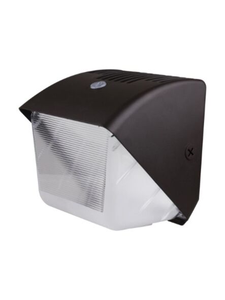 Durable and energy-efficient 29 watt wall pack LED light with CCT selectable function