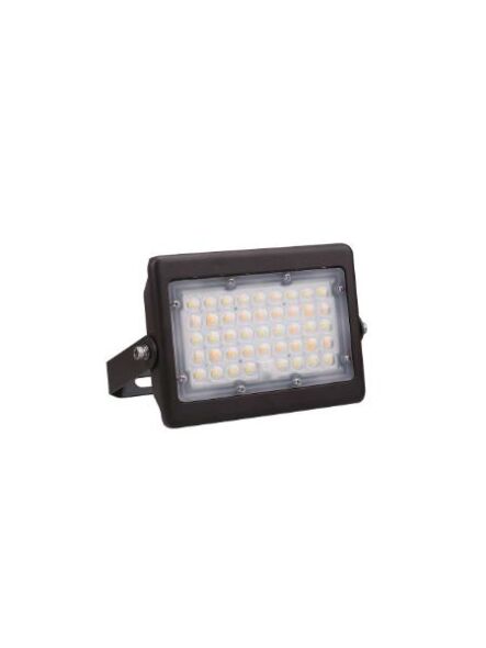 Durable and energy-efficient outdoor flood light in bronze finish
