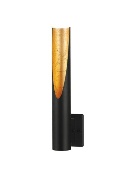 Eglo Canada modern and stylish wall light in black and gold finish