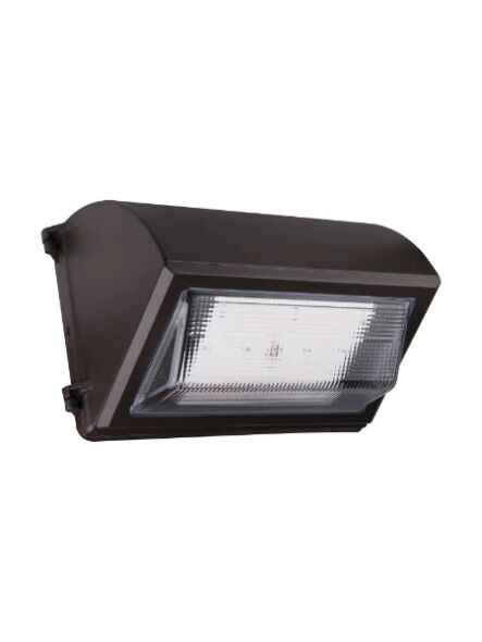 Energy-efficient cutoff LED wall pack with wattage and CCT selectable function for exterior use