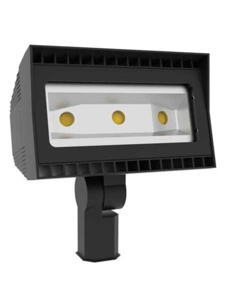 Energy-efficient Venture LED flood light ideal for commercial and outdoor use