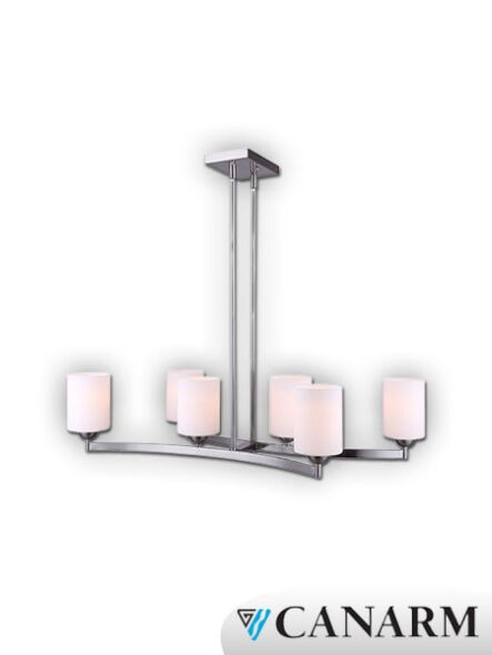 eva bn 6 lt rod chandelier ich343b06bn