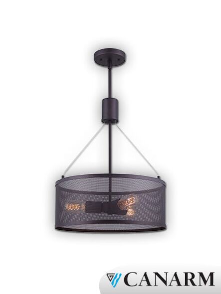 acton 3 lt rod chandelier ich576a03orb16